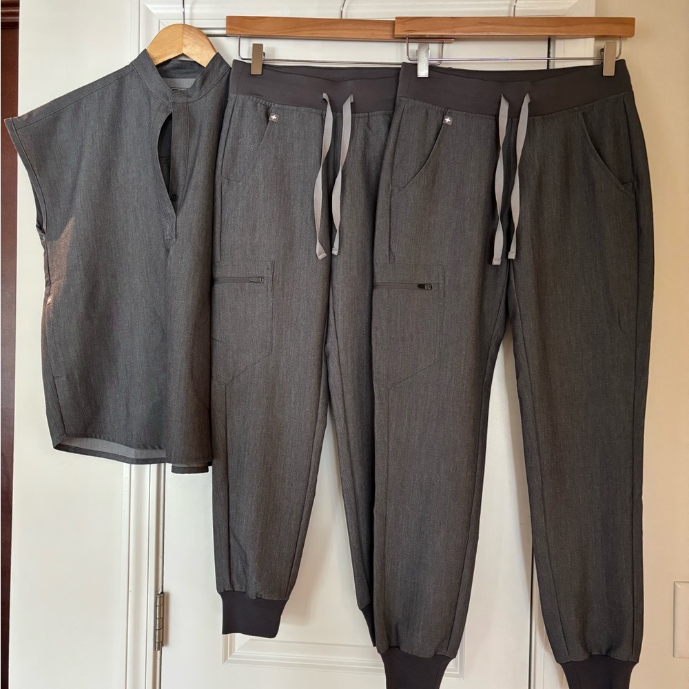 FIGS Brand Gray Scrub Set — NEVER BEEN WORN